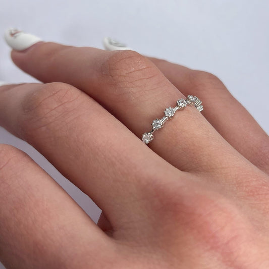 Sterling Silver CZ Ring