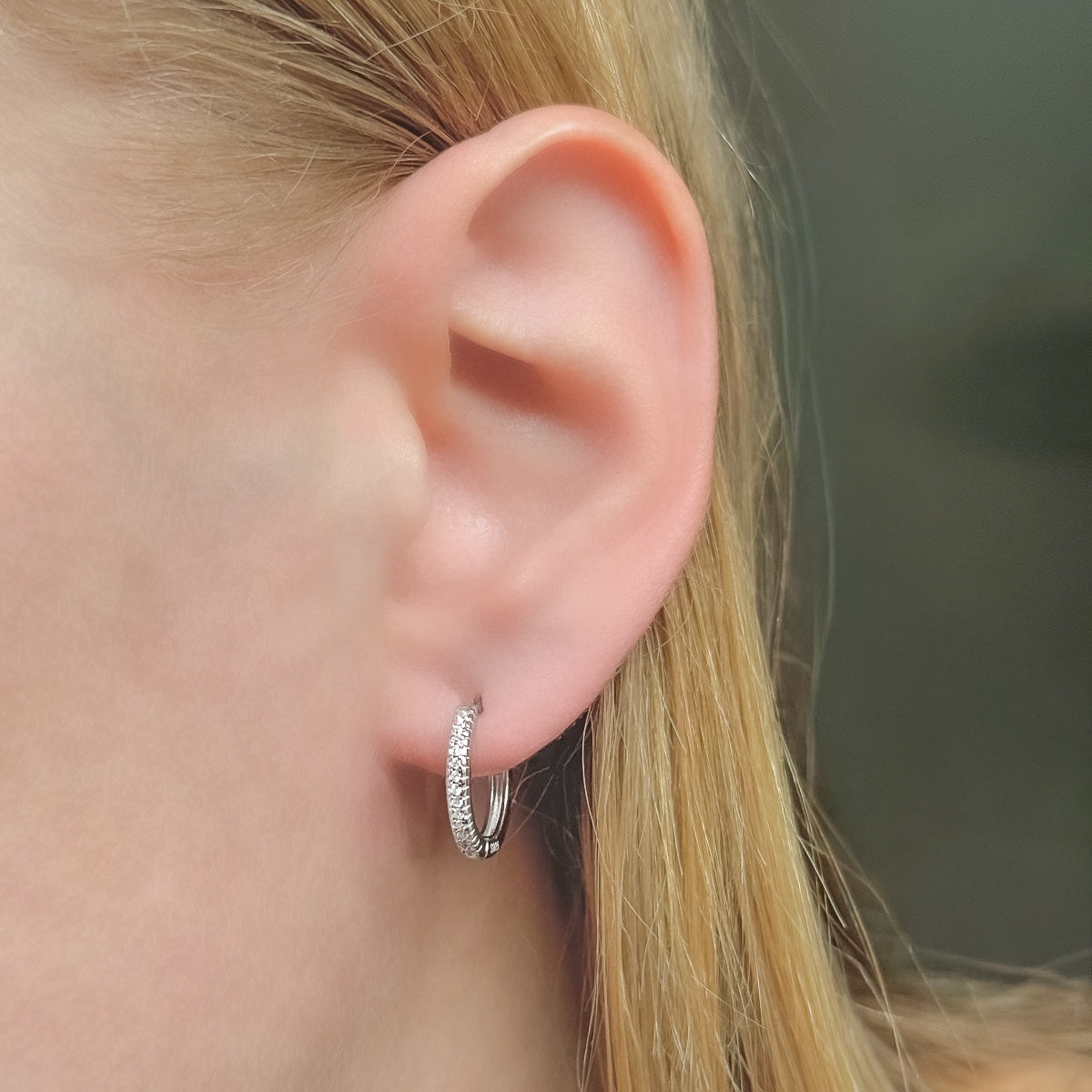 Anel – Sterling Silver Hoop Earrings 18-20mm