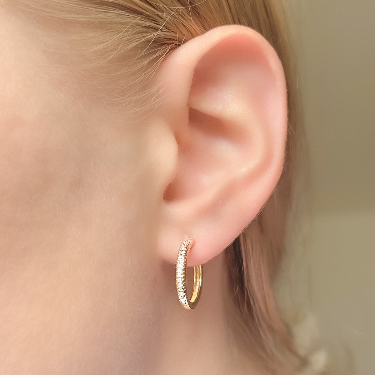 Anel – Sterling Silver Hoop Earrings 18-20mm