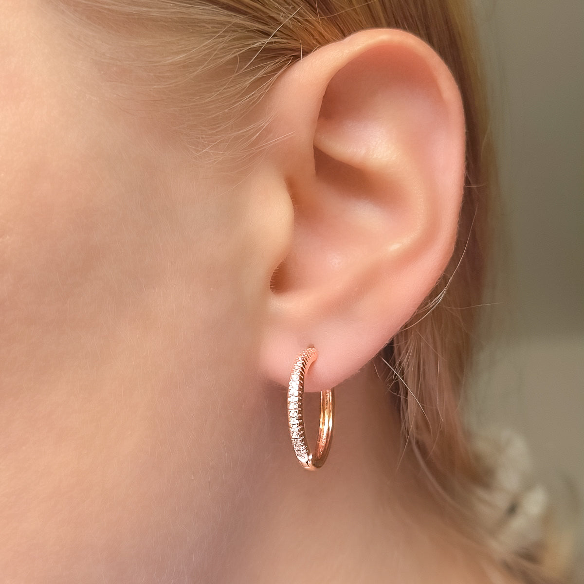 Anel – Sterling Silver Hoop Earrings 18-20mm