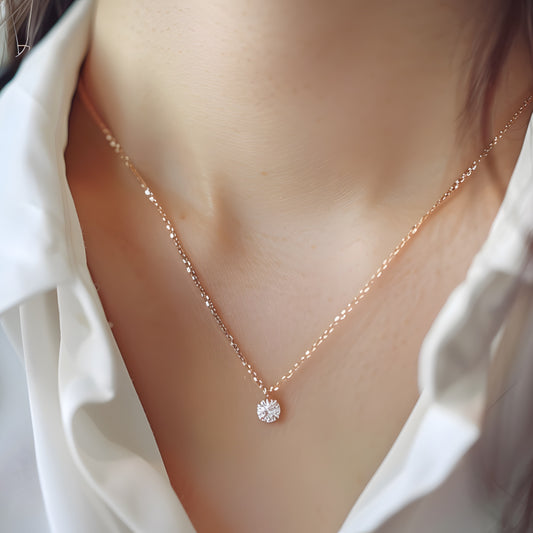 Collar Edith de plata de ley