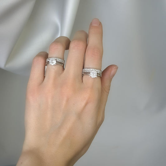 Sterling Silver CZ Ring