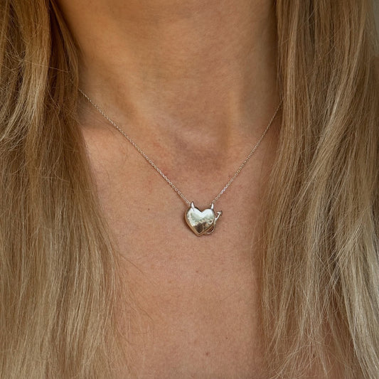 Sterling Silver Heart Necklace