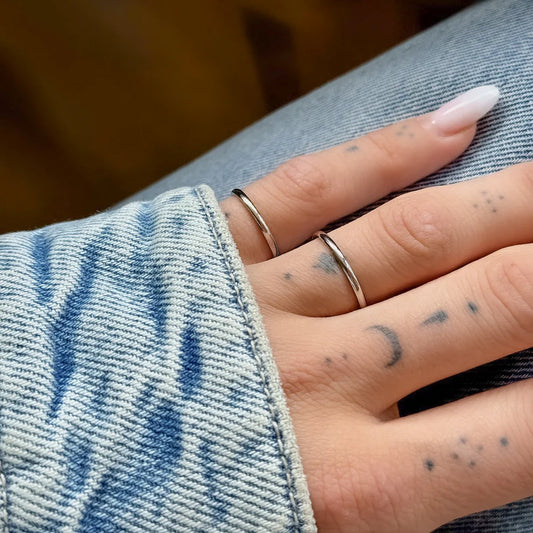 Sterling Silver 1.5mm Band Ring