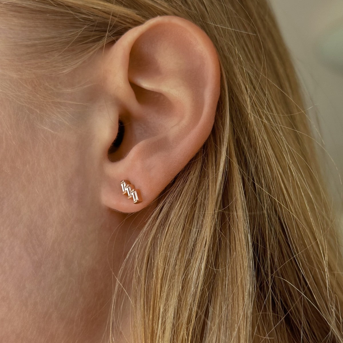 Sterling Silver CZ Studs