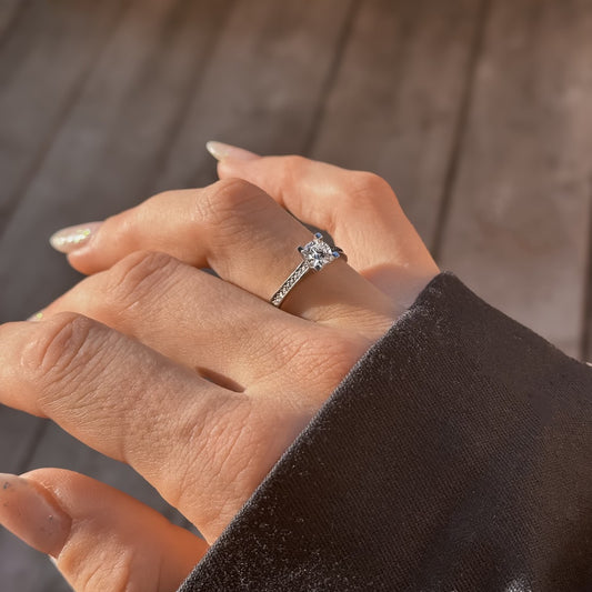 Sterling Silver CZ Ring