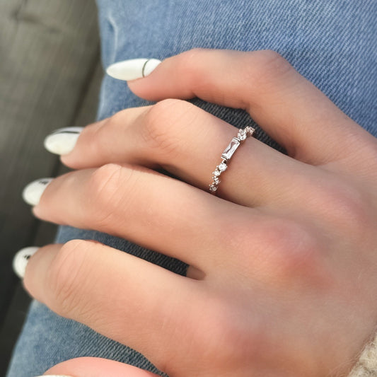 Sterling Silver CZ Ring