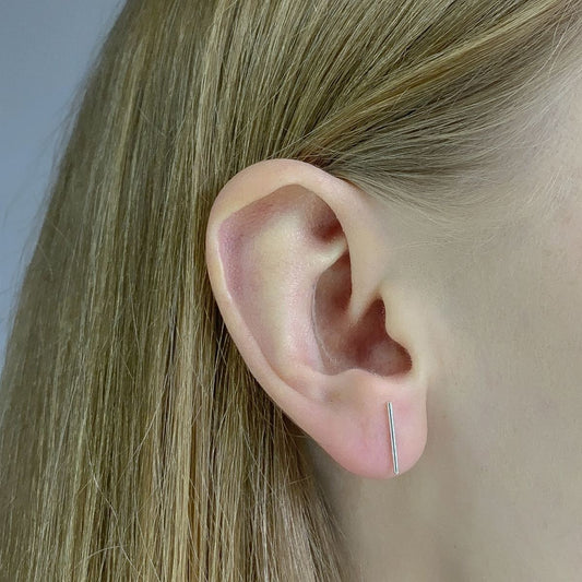 Pendientes de plata de ley