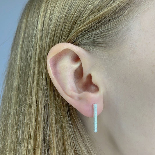 Pendientes de plata de ley