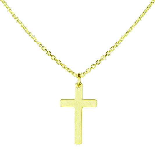 Sterling Silver Cross Pendant Necklace
