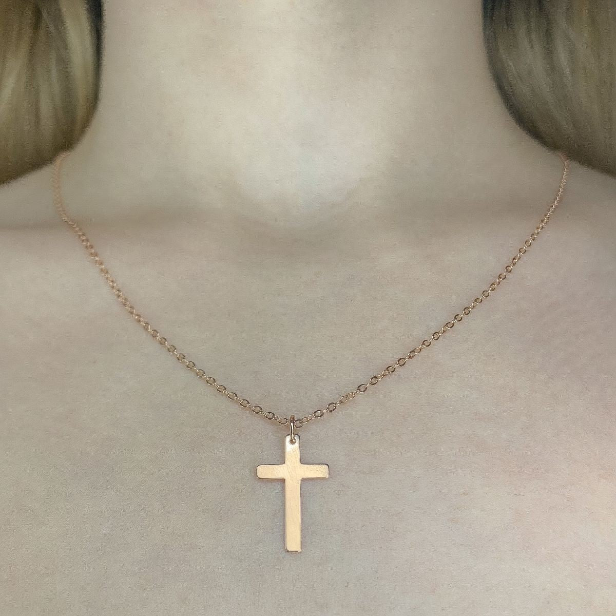 Sterling Silver Cross Pendant Necklace