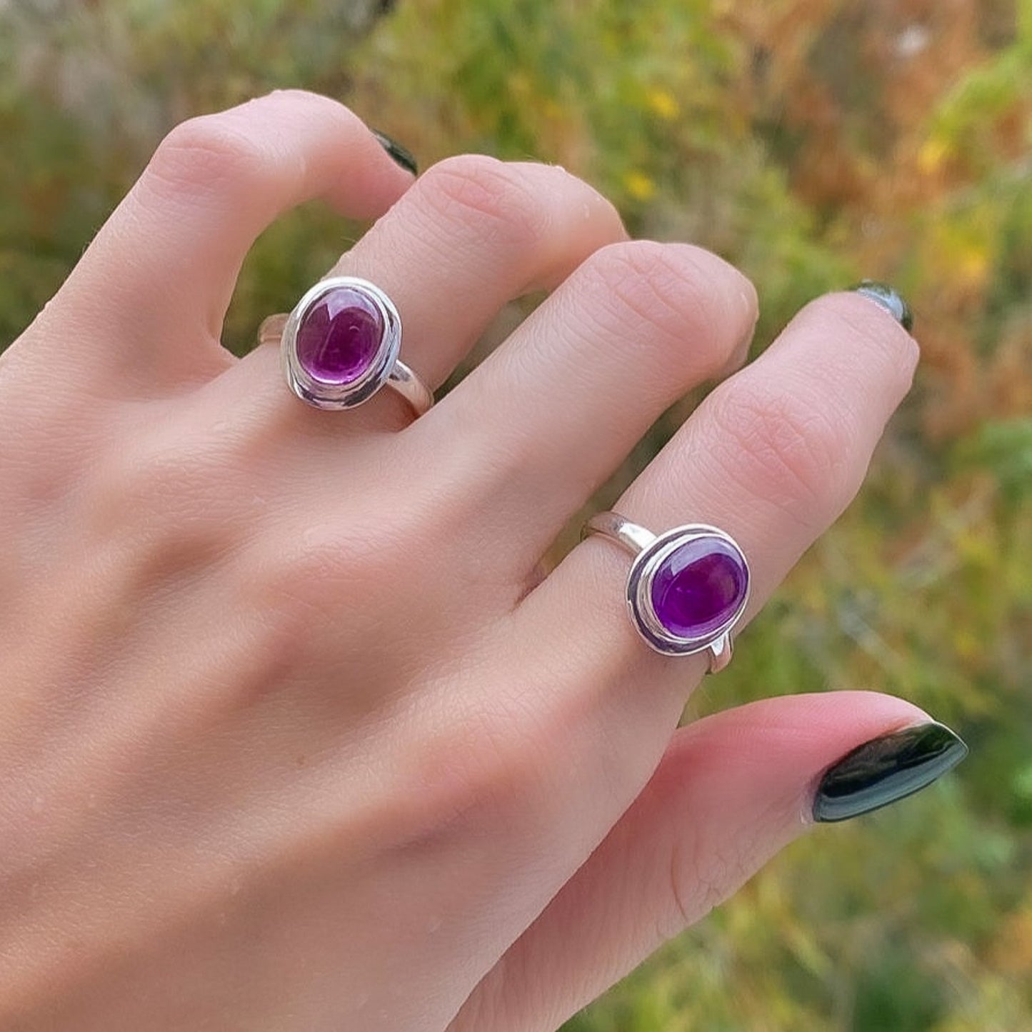 Sterling Silver Amethyst Ring