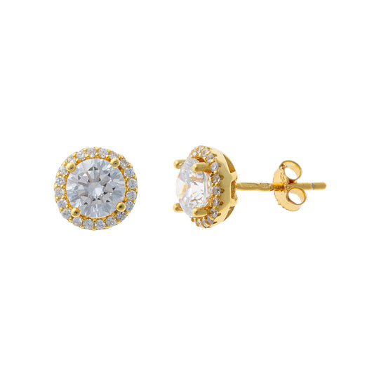 Sterling Silver Soleste Stud Earrings