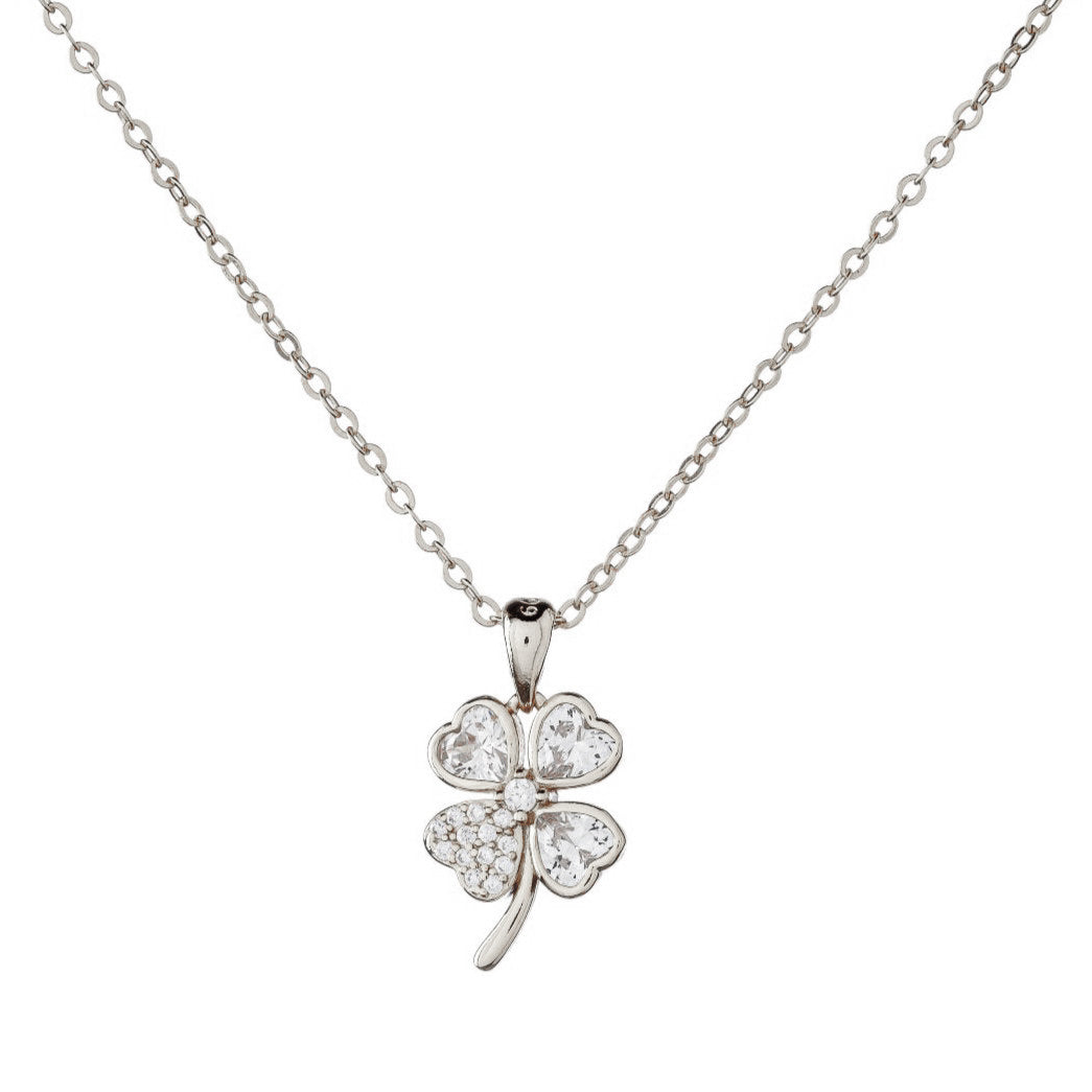 Nijole Sterling Silver Clover Necklace