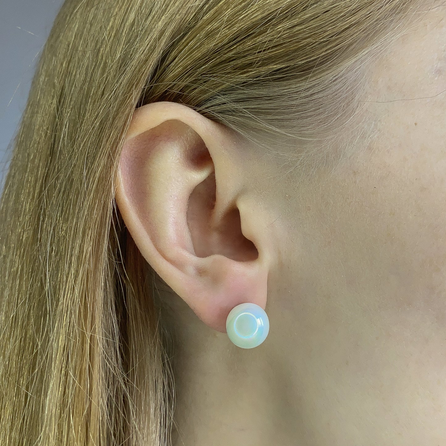 Sterling Silver 5 - 10 mm Pearl Studs