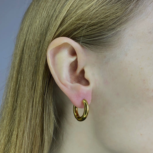 Aros gruesos de acero inoxidable