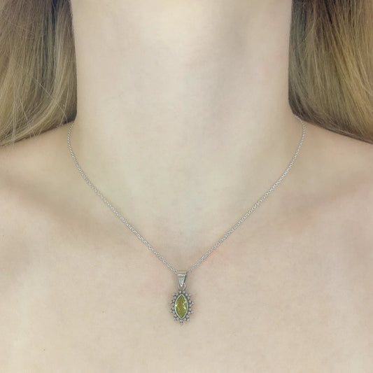 Peridot Pendant Necklace