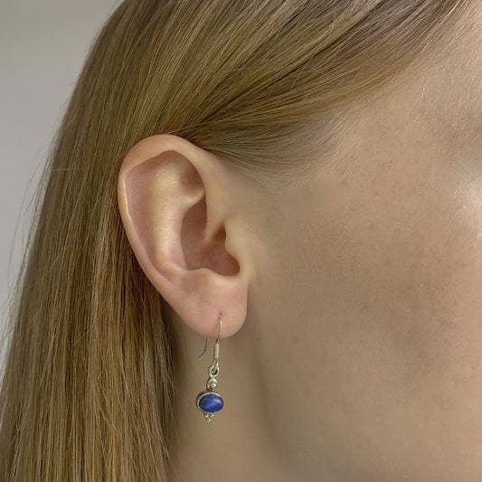 Sterling Silver Lazurite Earrings