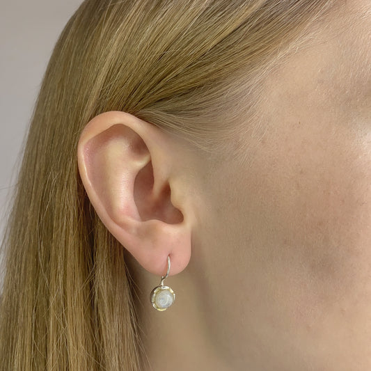 Sterling Silver Moonstone Earrings