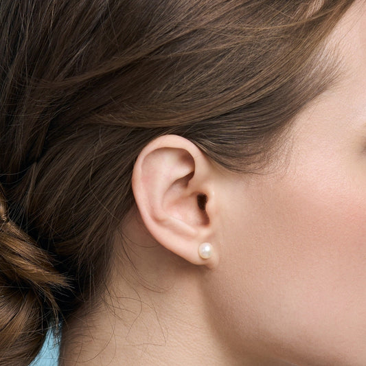 Sterling Silver Pearl Earrings