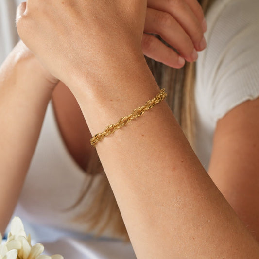 Gold-Plated Sterling Silver “Duna” Bracelet