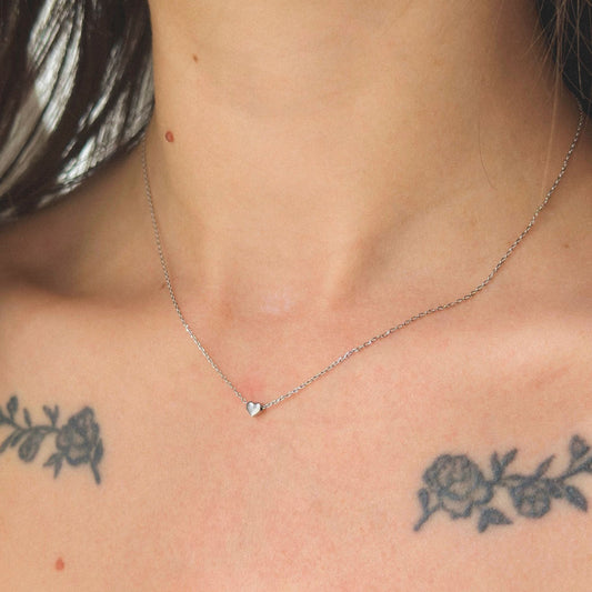 Sterling Silver Heart Necklace