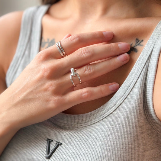 Sterling Silver “Nexo” Ring