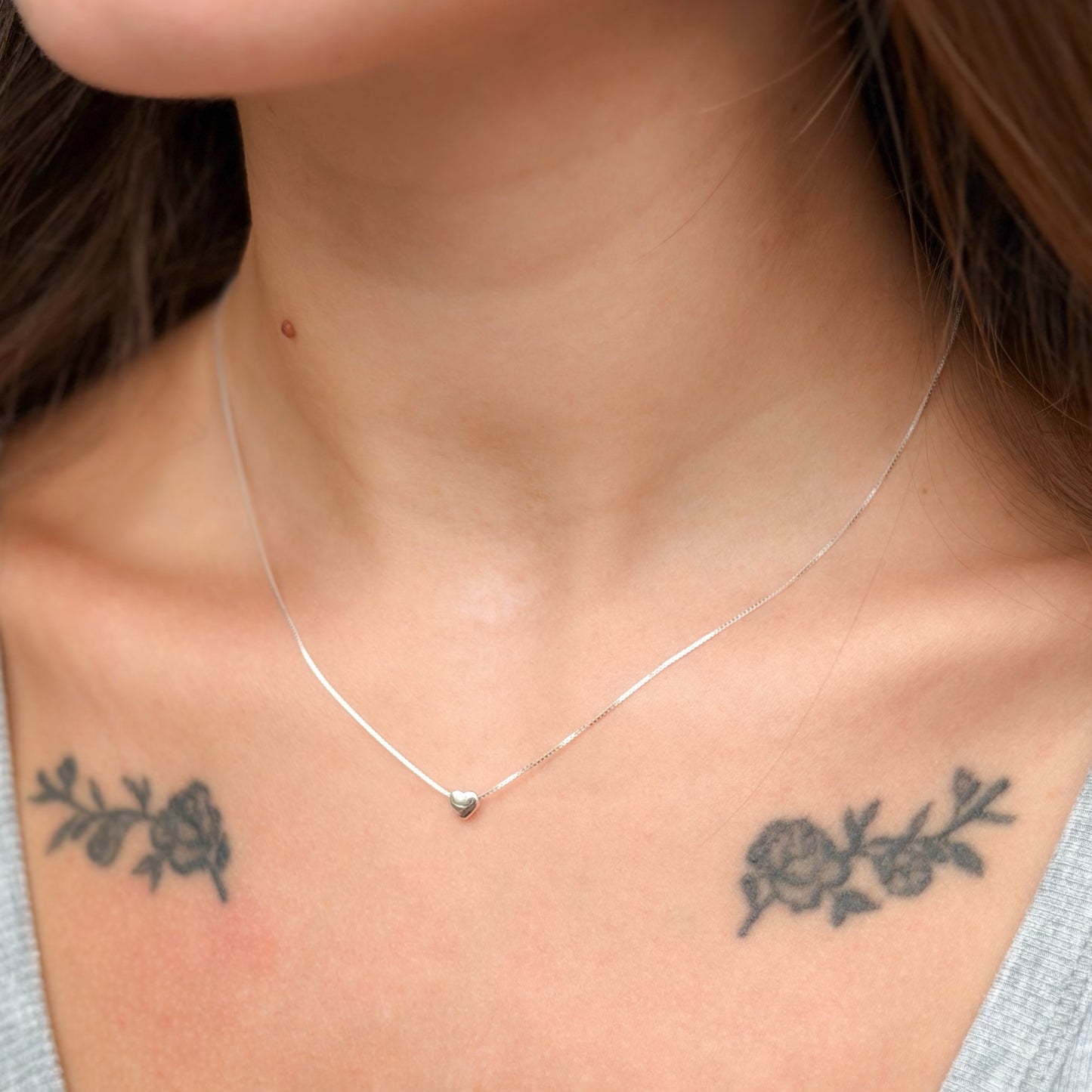 Sterling Silver Heart Necklace