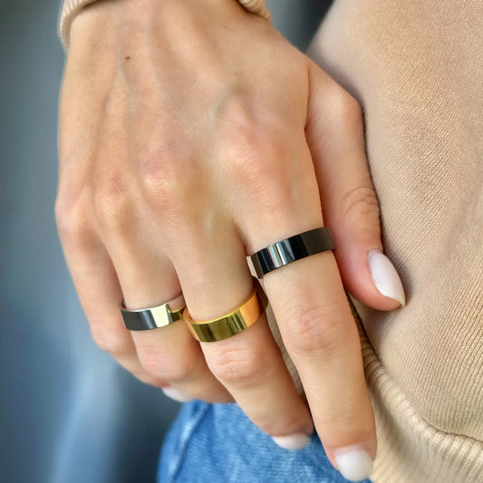 Stainless Steel 6 mm Band Ring