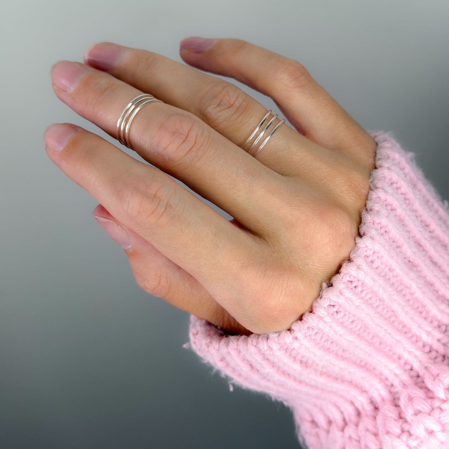 Sterling Silver Line Ring