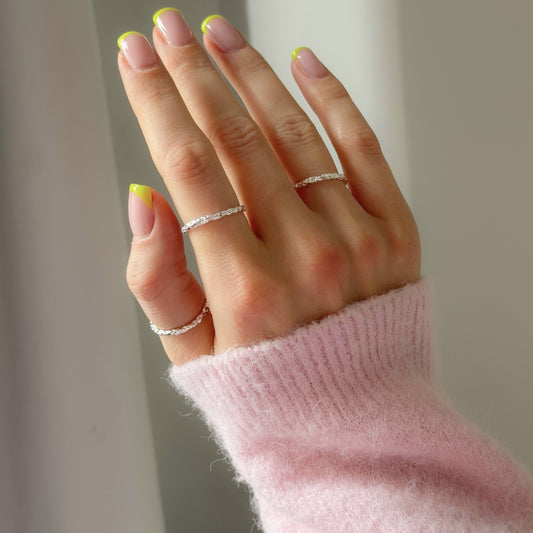 Sterling Silver Ornamental Band Ring