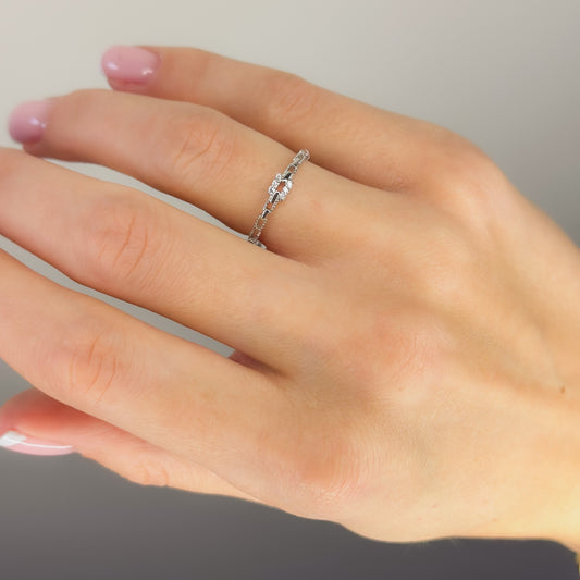 Sterling Silver CZ Ring