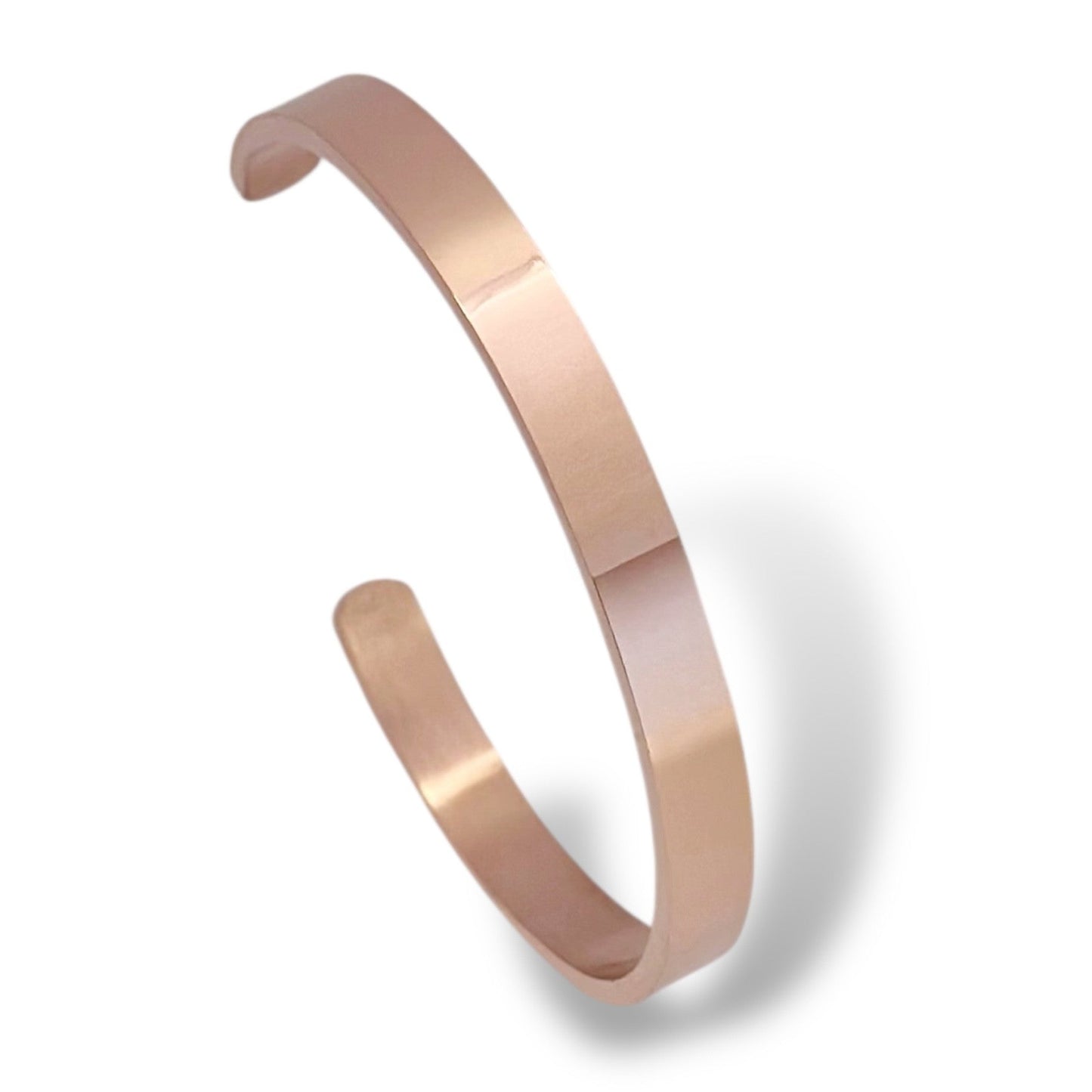 Hera – Rose Gold Plated Bangle (4mm / 6mm)