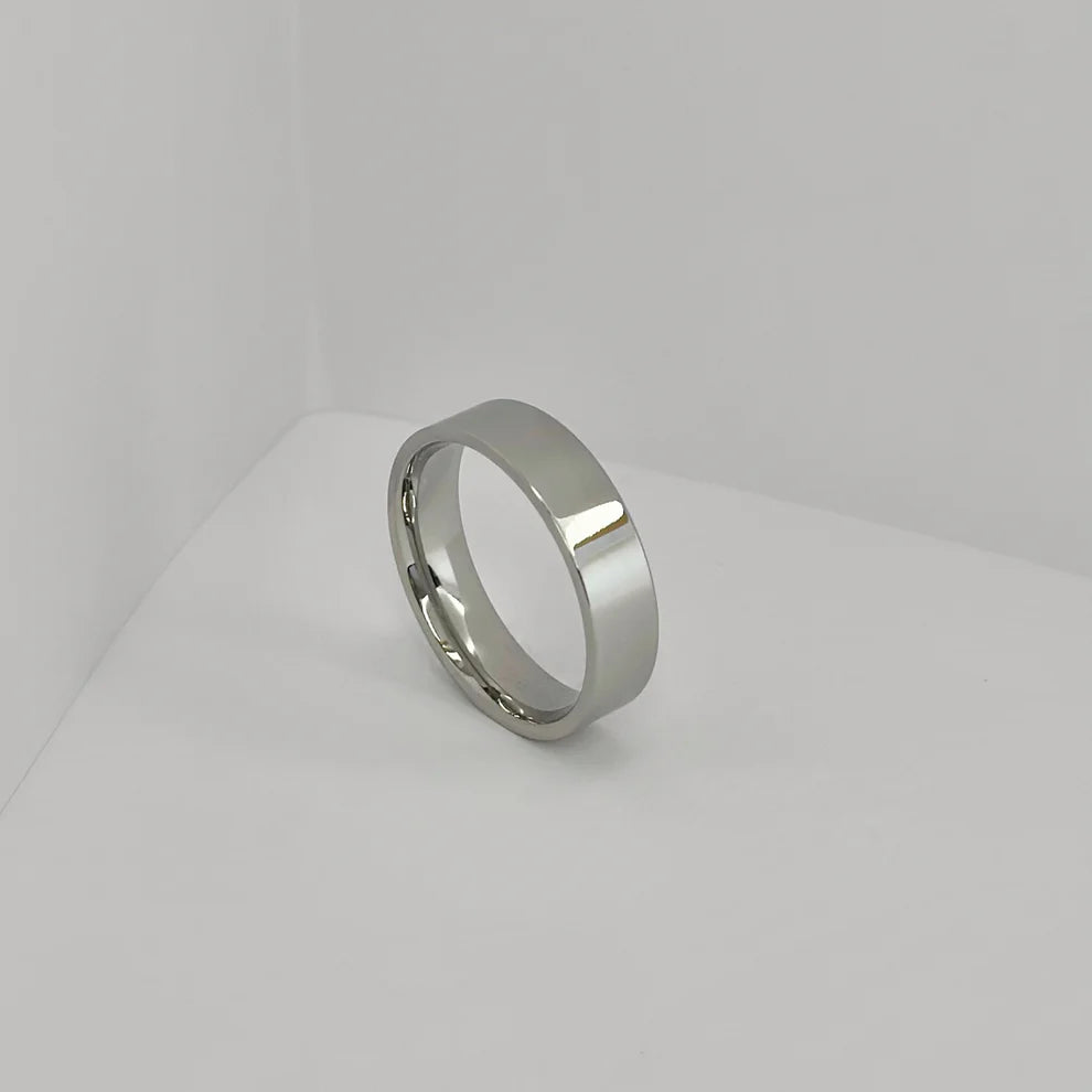 Stainless Steel 6 mm Band Ring
