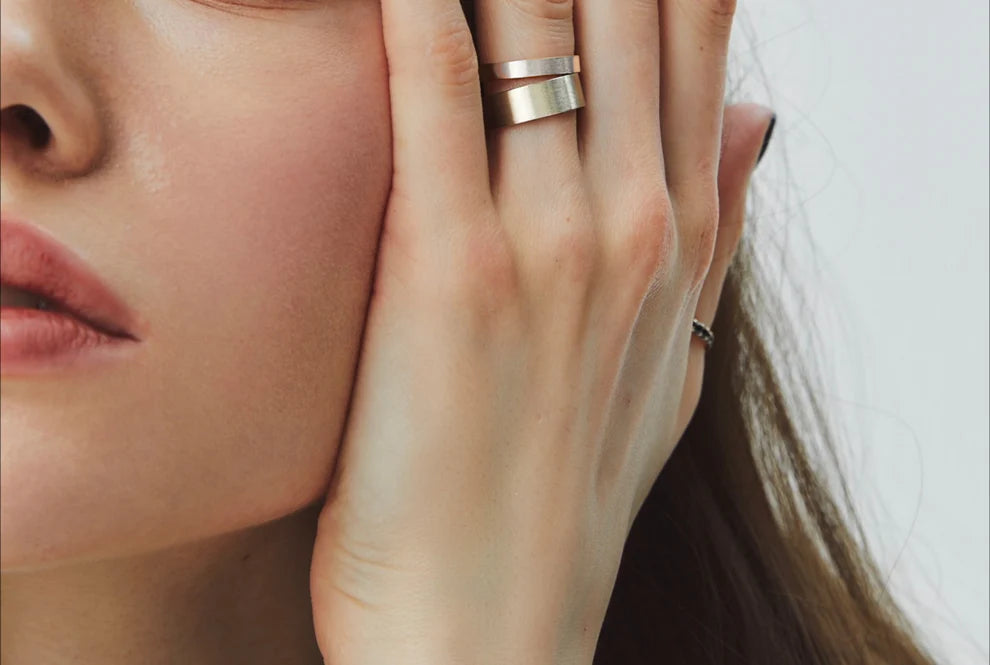 Stainless Steel 6 mm Matte Band Ring