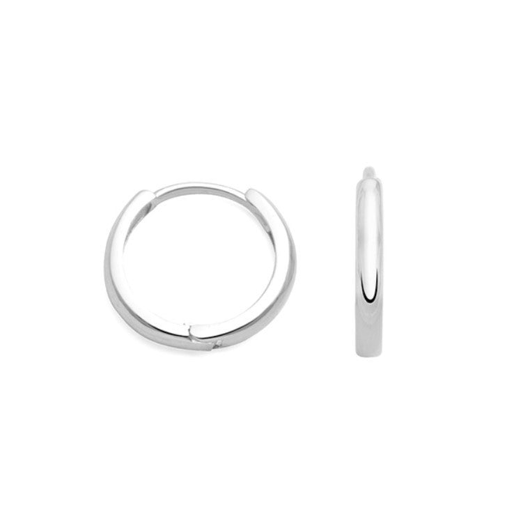 Sterling Silver 1.2 - 2 cm Hoops