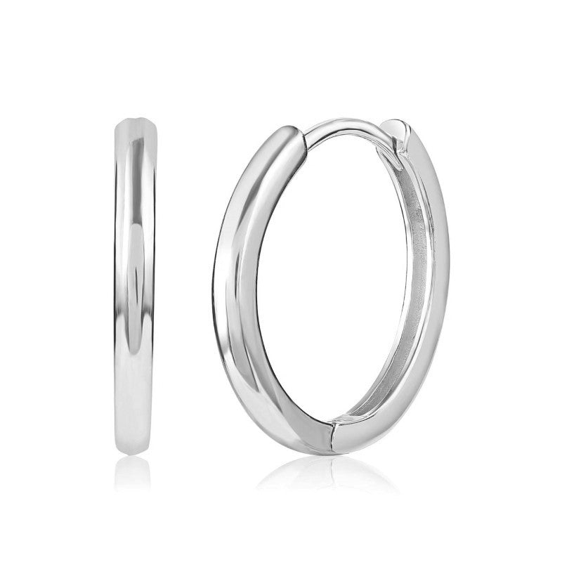 Sterling Silver 1.2 - 2 cm Hoops