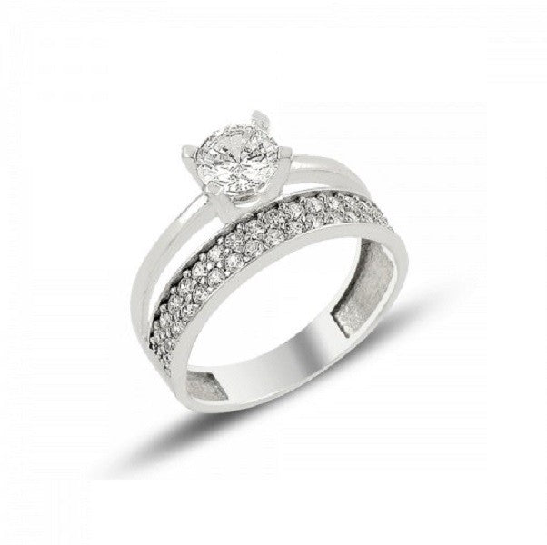 Sterling Silver CZ Ring
