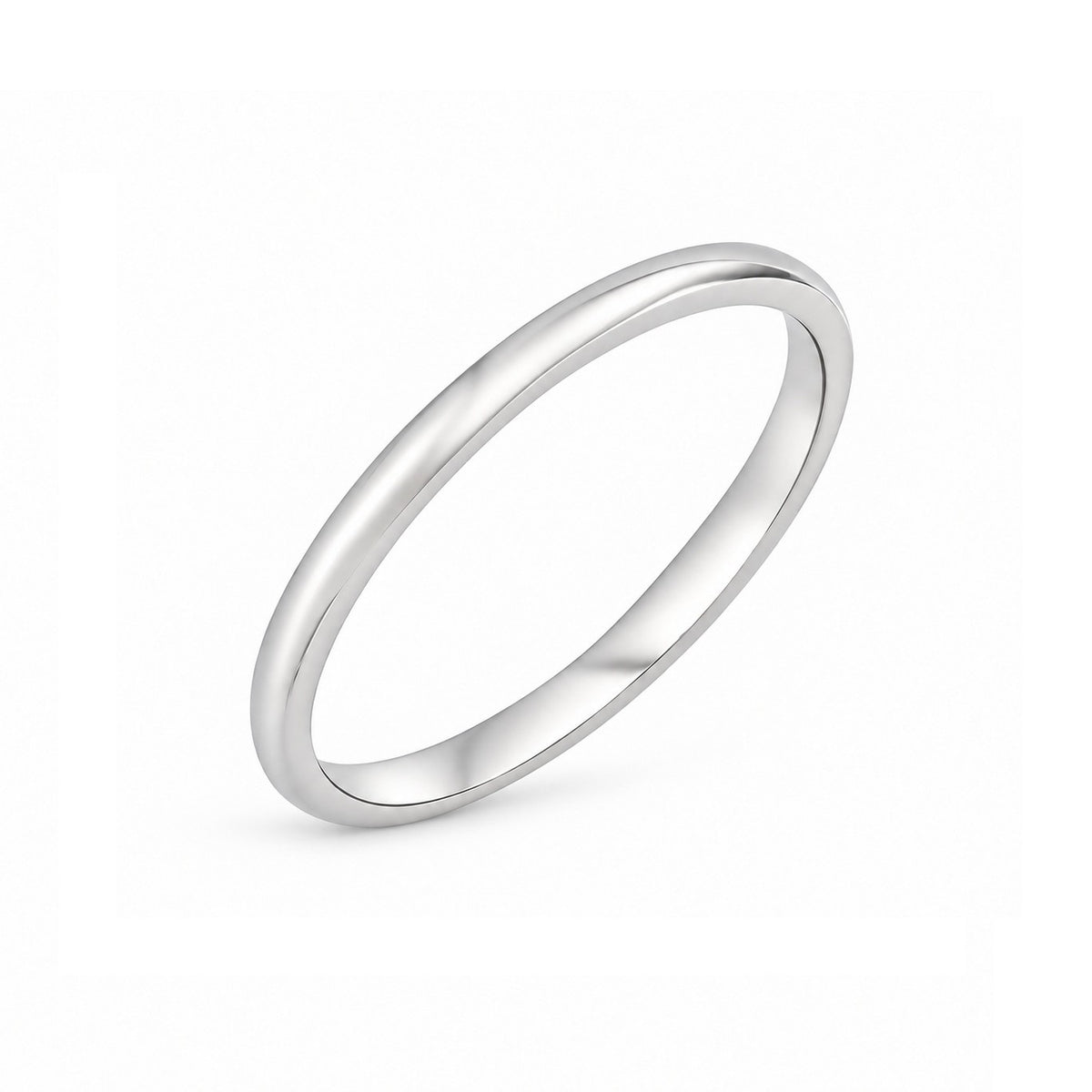 Sterling Silver 1.5mm Band Ring