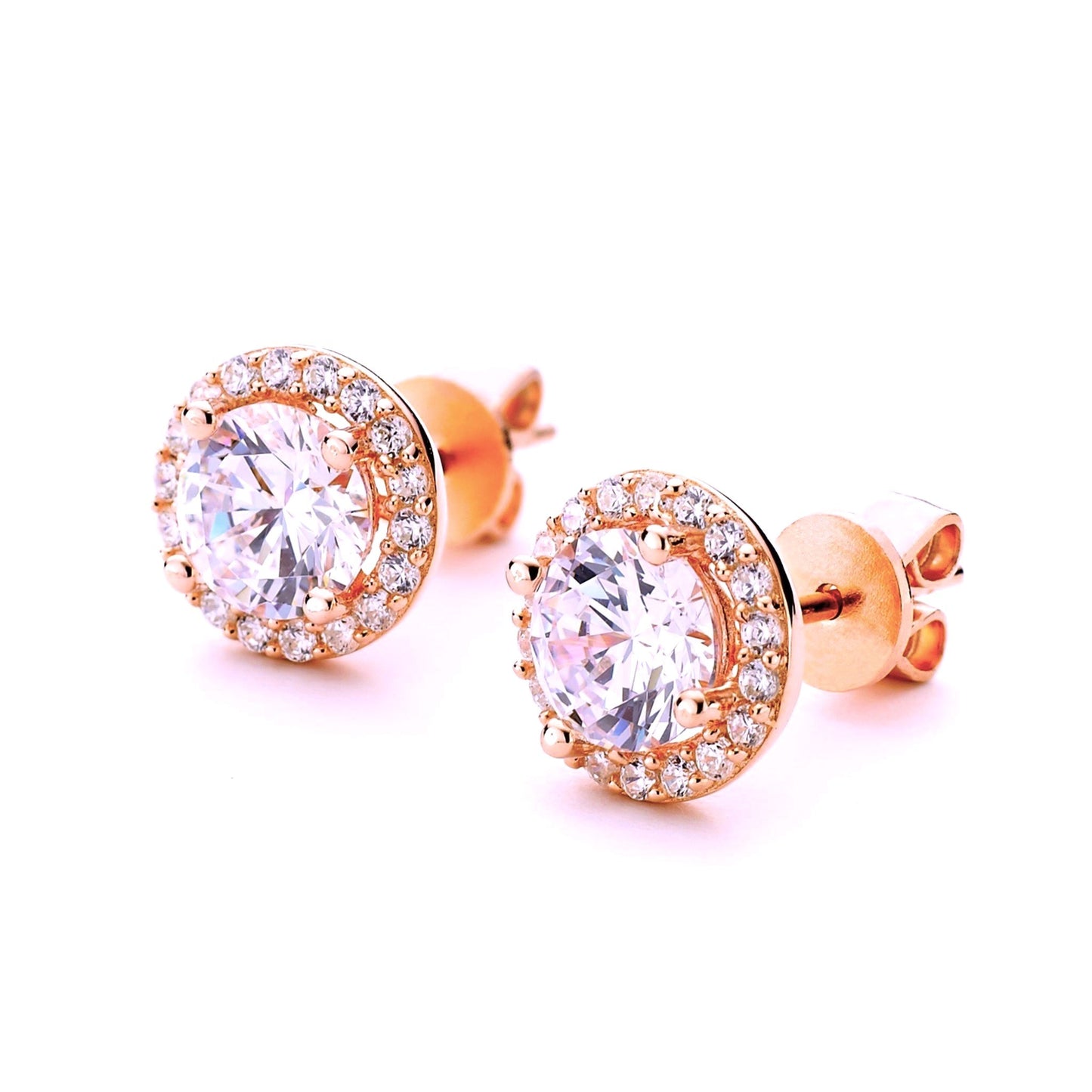 Sterling Silver Soleste Stud Earrings