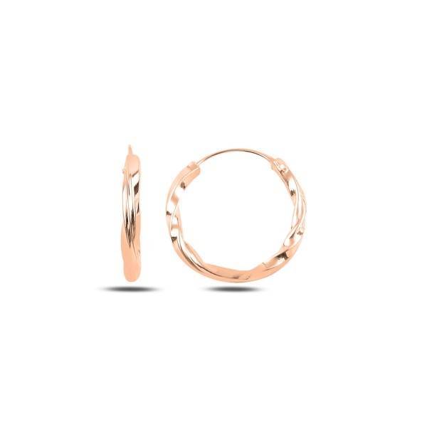 Sterling Silver 1 - 6 cm Twisted Hoops