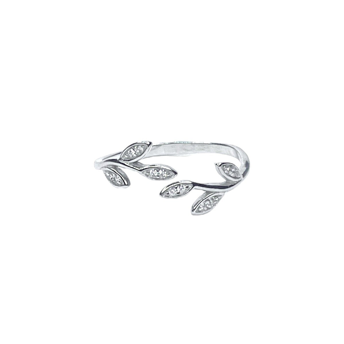 Sterling Silver Leaf Ring