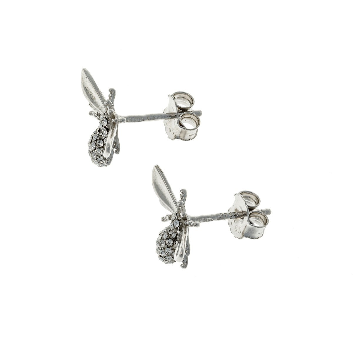 Sterling Silver Bee Studs