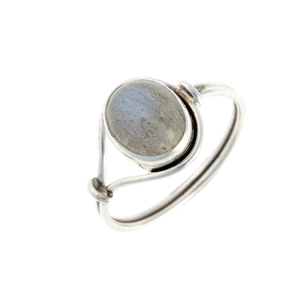 Sterling Silver Labradorite Ring