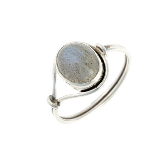 Sterling Silver Labradorite Ring