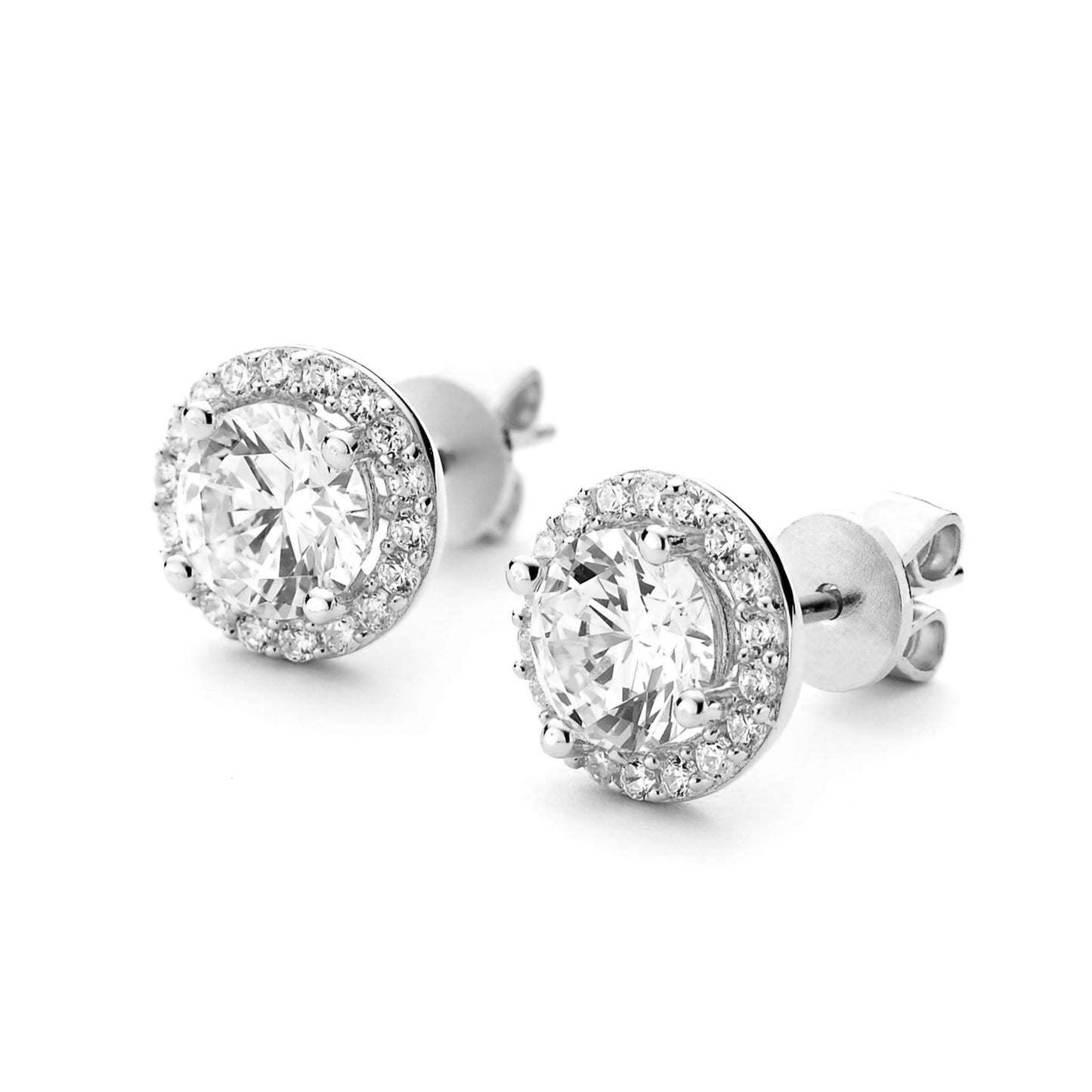 Sterling Silver Soleste Stud Earrings