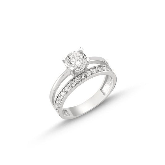 Sterling Silver CZ Ring