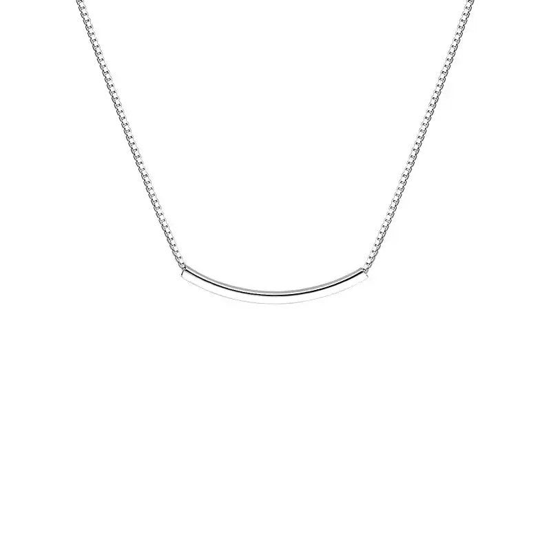 Sterling Silver Line Necklace