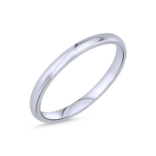 Sterling Silver 2 mm Band Ring