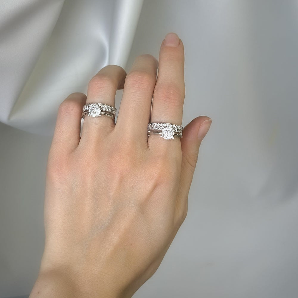 Sterling Silver CZ Ring